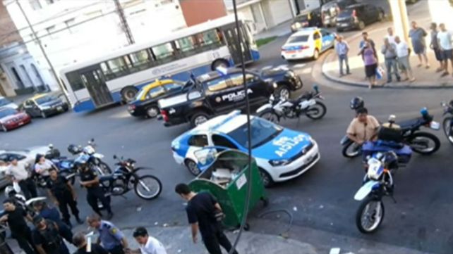 La esquina de Castellanos y San Lorenzo donde se produjo la pelea.