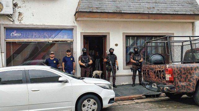 La policía realizó allanamiento en una vivienda ubicada en el radio céntrico de Concordia.