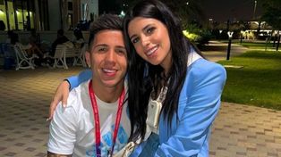 Valentina Cervantes regresó a Inglaterra con Enzo Fernández