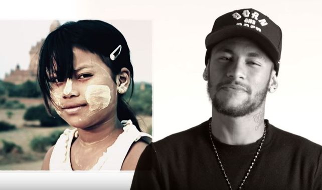 Neymar participa de la campaña que lanzó Unicef para concientizar sobre la tragedia de la guerra en el mundo.&nbsp;