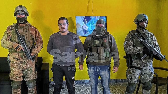 Detención clave en Santa Fe: Fernando Sebastián “Narigón” Vázquez fue capturado en Villa Gobernador Gálvez.