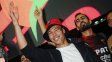El capitán de Colón estuvo presente en los festejos y le habló a los hinchas