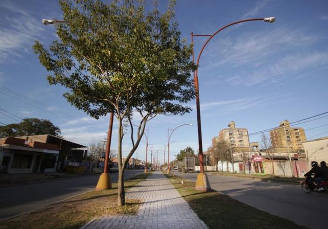 Con varios frentes de obra, el barrio Las Flores cambia la cara