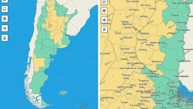 Desde el área de Defensa Civil de la provincia instaron a la población a tomar los recaudos necesarios por el alerta amarilla por tormentas del SMN