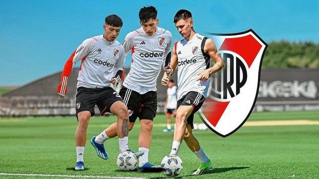 Martín Demichelis trabajó fuerte con los juveniles.