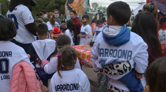 Muchos chicos llevan el nombre de Diego Armando en homenaje al Diez.