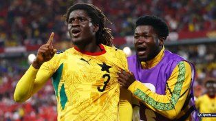 Ghana derrotó sobre la hora a Panamá para cerrar la primera fecha del Grupo L