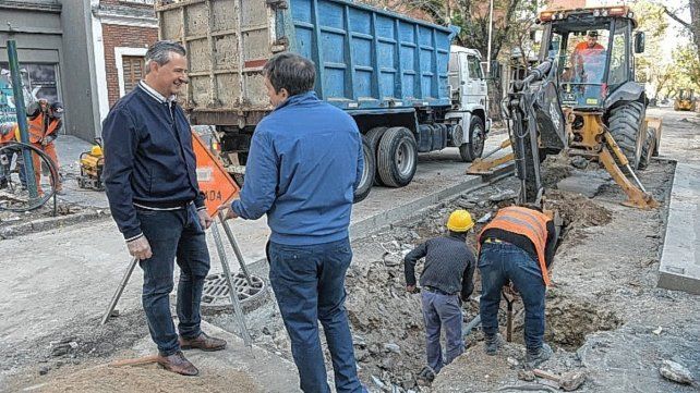 Paraná: avanza la obra de repavimentación de calle Córdoba