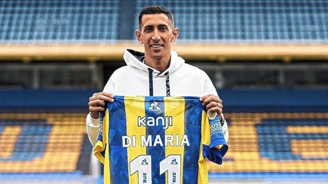 Ángel Di María volvió a Rosario Central y emocionó a todo Arroyito.