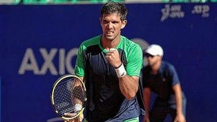 Delbonis se retiró ovacionado por el público.