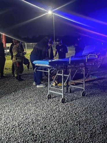 Paraná: dos personas lesionadas tras caer de una moto en el Acceso Norte