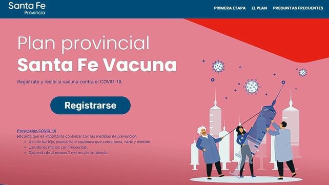 La web de la provincia