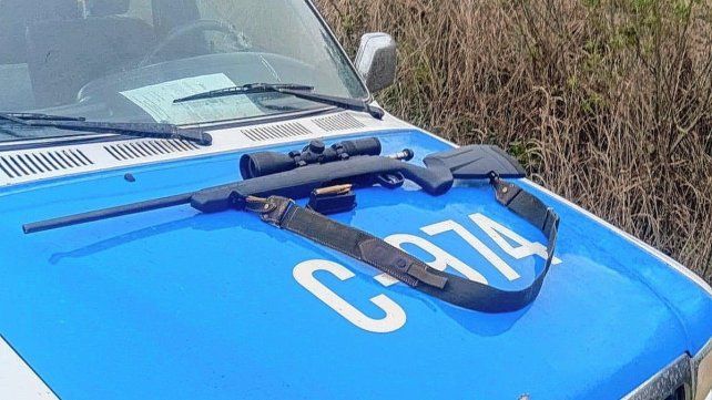 En el operativo se secuestró un fusil calibre .30-07.
