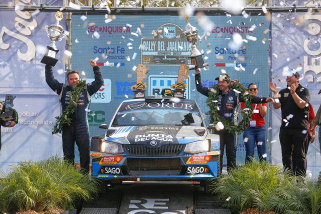 Miguel Baldoni festejó en el Rally de Reconquista