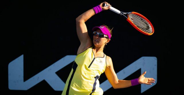Nadia Podoroska no pudo avanzar a la próxima ronda en el WTA 500 de Berlín. 