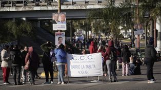 La CCC coordinó uno de los cortes de tránsito en Ayacucho y Circunvalación.