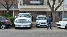 La chata del millon. Una costosa camioneta Dodge Ram fue secuestrada en los allanamientos a la banda. La chata del millon. Una costosa camioneta Dodge Ram fue secuestrada en los allanamientos a la banda.