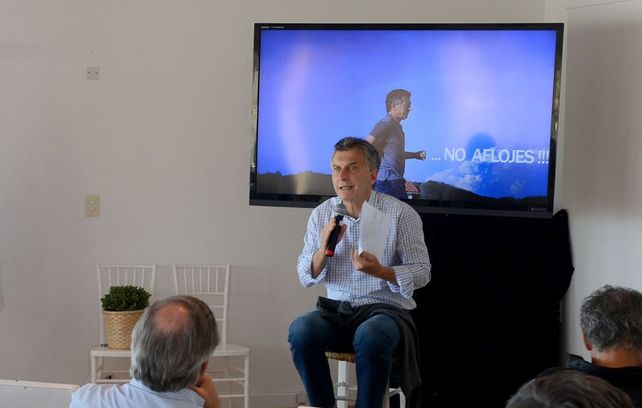 El presidente dijo que siente el apoyo de la gente que le dice: No aflojes.