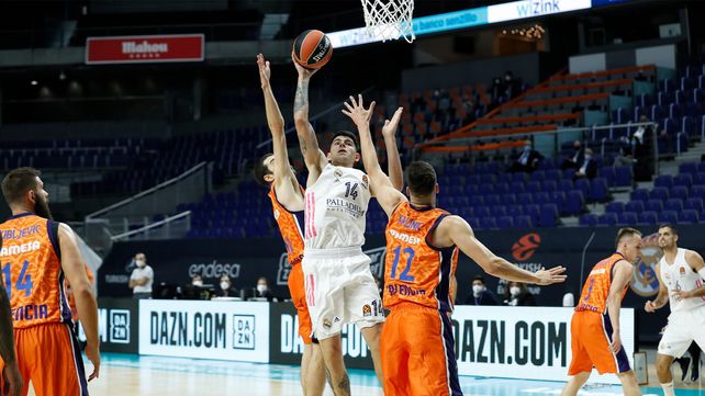 Real Madrid perdió como local ante Valencia por la Euroliga.