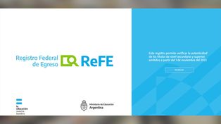 ReFE. El sistema que permite verificar la autenticidad de los títulos de educación secundaria y de educación superior.
