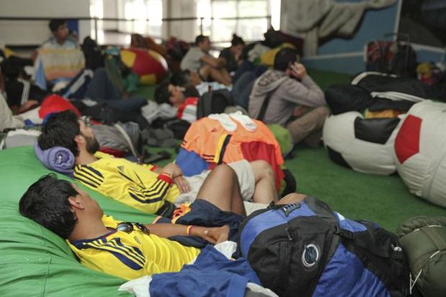 Los latinos que viven en la terminal de ómnibus de Río de Janeiro