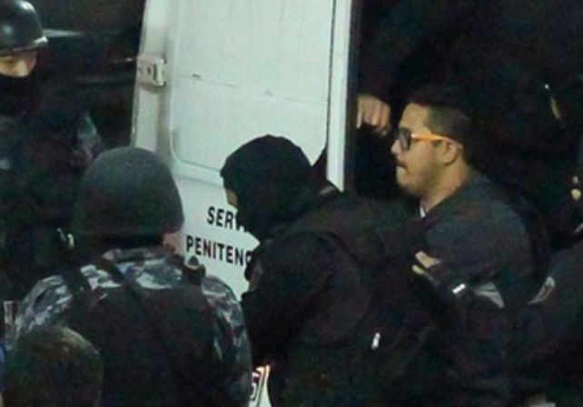 Guille Cantero es fuertemente custodiado por el Servicio Penitenciario de Santa Fe. Desde esta mañana está en una cárcel de Buenos Aires.