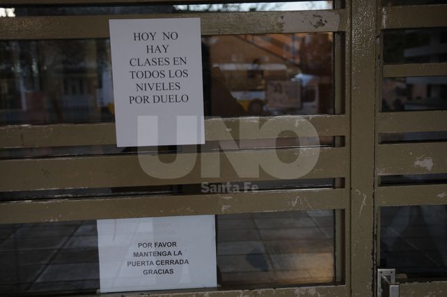Conmoción. En la escuela el lunes se retomarán las clases.