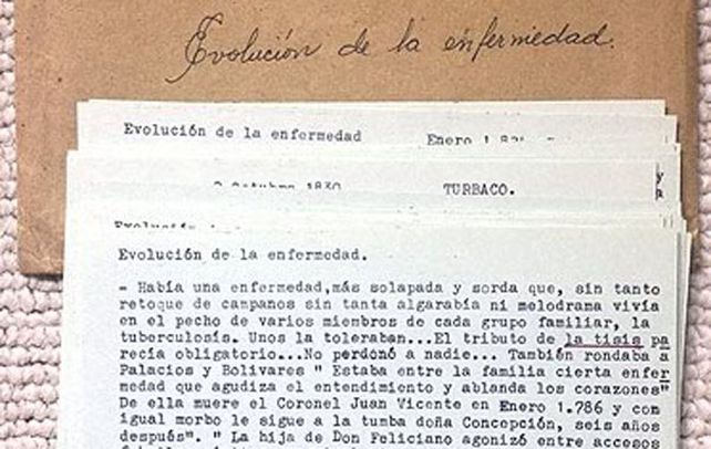 Tesoro. Notas de Gabo para “El general en su laberinto”.