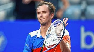 El tenista ruso Daniil Medvedev ganó en su debut en el Masters de Miami.