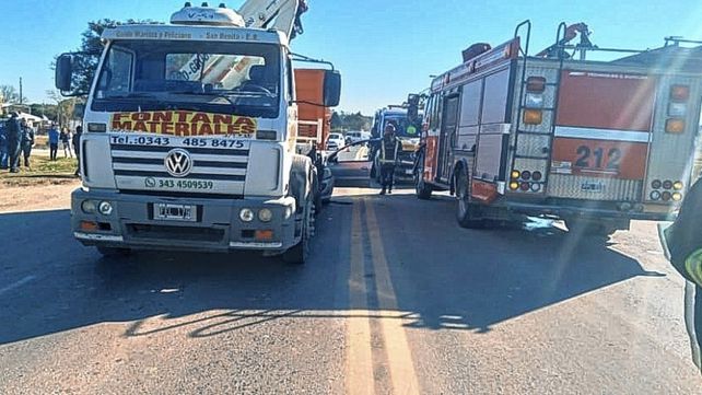 Grave accidente en el semáforo de ingreso a San Benito