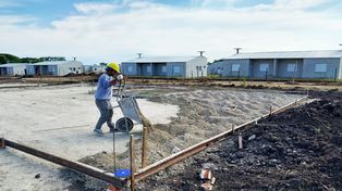 Comenzaron a construirse con fondos nacionales 60 viviendas en La Paz
