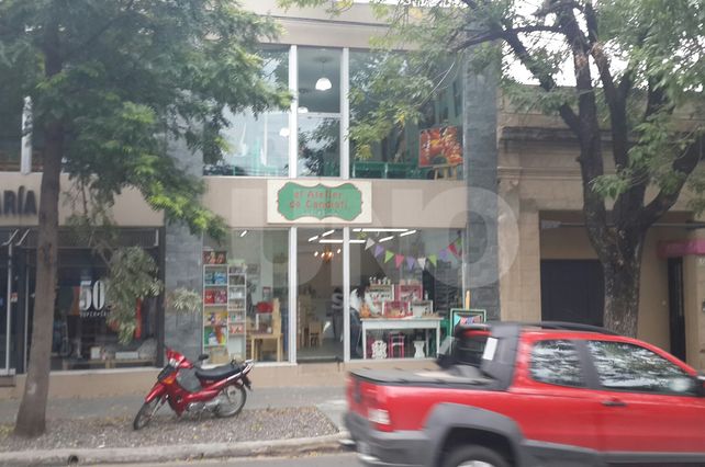 El comercio asaltado en barrio Candioti.