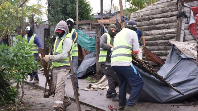 En la zona donde capturaron a los imputados se derribó un búnker hace un mes