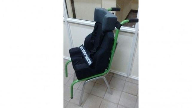 Recuperaron la silla robada a un niño entrerriano con parálisis cerebral