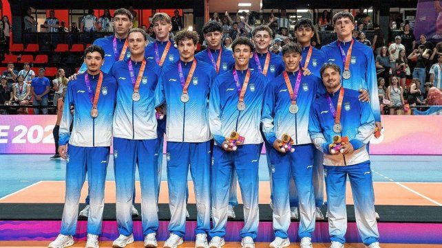 Argentina perdió en la final de vóley y se quedó con la medalla de plata.