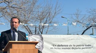 La ciudad le rindió homenaje al Gral. San Martín