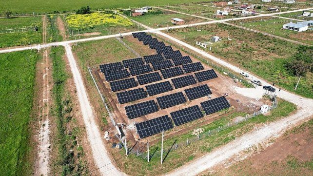 Enersa avanza con el Parque Solar de Aldea Brasilera