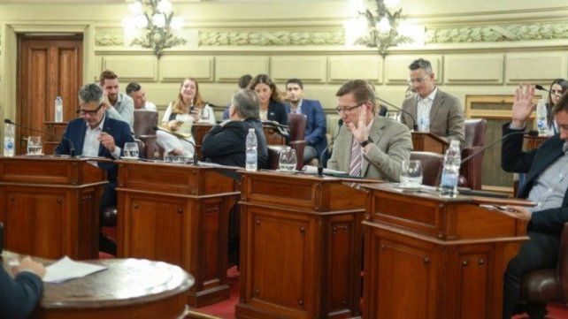 El Senado provincial en la sesión de este jueves.