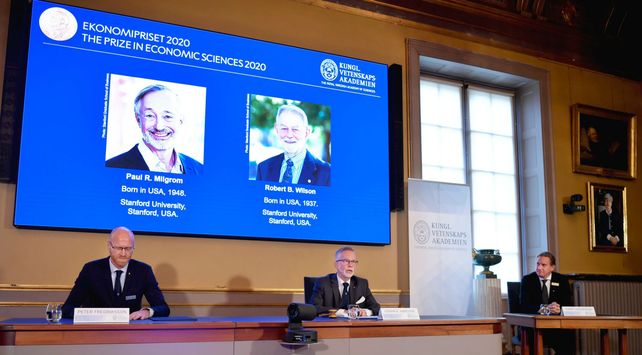 La Academia Sueca anunció hoy los ganadores del Nobel de Economia