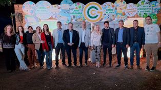 El Gobernador Pullaro junto al Senador Michlig participaron de la 53ª Fiesta Nacional del Zapallo