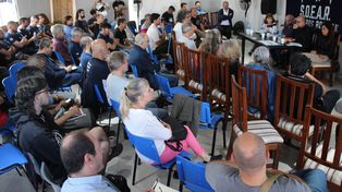 Memoria. El jueves se realizó un conversatorio en el Soear, desde donde llamaron a movilizarse el domingo.