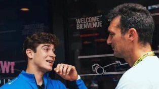 Toda la intimidad del encuentro entre Colapinto y Scaloni en Bélgica