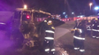 un camion quiso pasar a toda velocidad y en una mala maniobra atropello a un companero