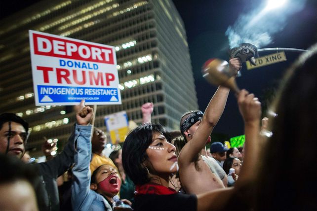 ¿Sueño o realidad? Multitudinarias protestas contra Trump en California