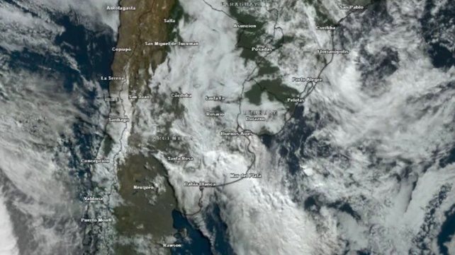 El SMN prevé lluvias desde el miércoles.