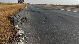 Estado calamitoso. Tras más de un año de gestión, el gobierno de Milei no repara ni cede las rutas nacionales en Santa Fe