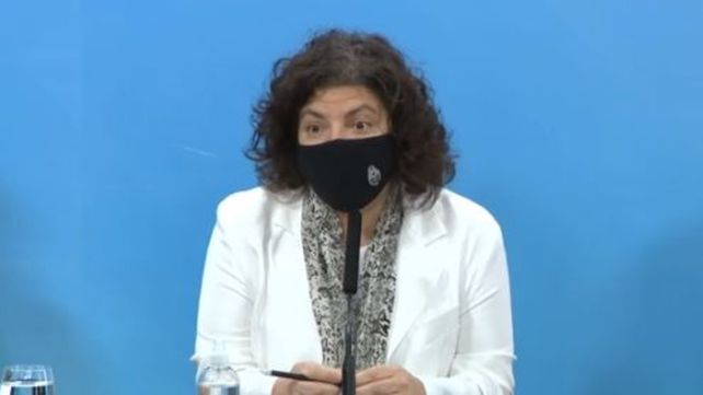 La ministra de Salud de la Nación