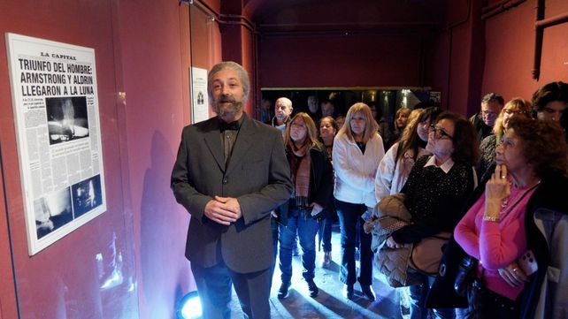 Los 200 años del nacimiento de Ovidio Lagos se celebraron con una visita guiada especial al diario La Capital