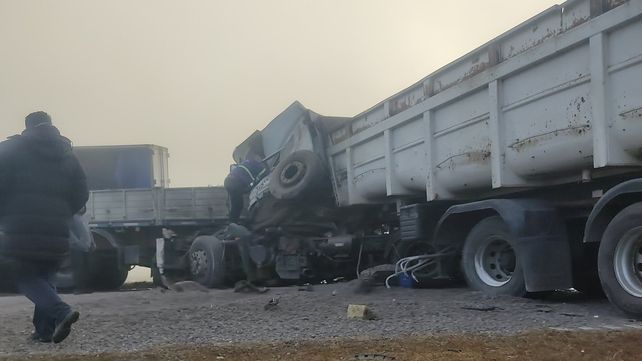 El humo provocó otro choque en cadena en la autopista Rosario-Buenos Aires