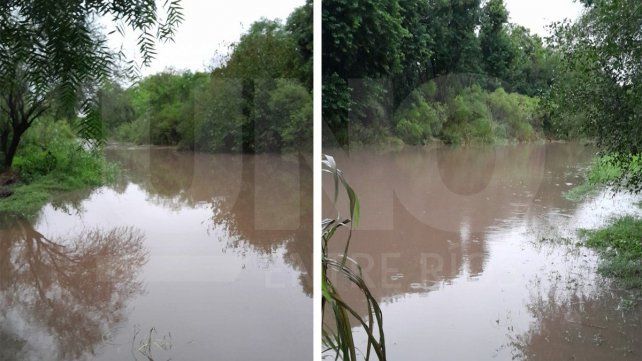 Camino vecinal de Sauce Montrull en Paraná Campaña. El Temporal de viento y lluvia causó anegamientos en&nbsp; Entre Ríos.&nbsp;
